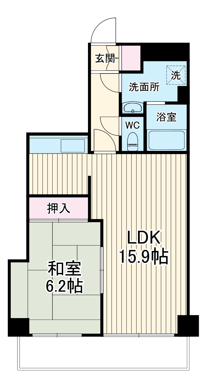 Ｎ－ｆｌａｔｓ横浜大岡の間取り