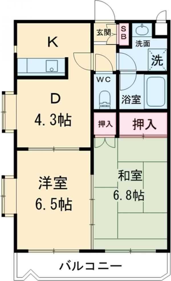 アビタシオン南葛西の間取り