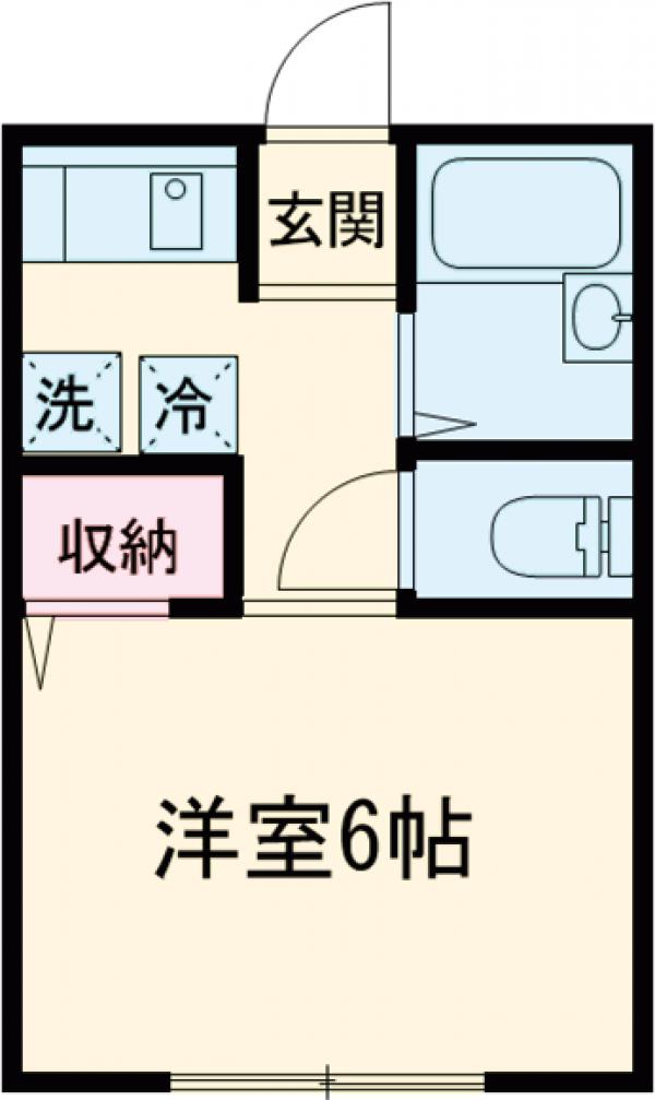ファンテーヌメゾン片倉の間取り