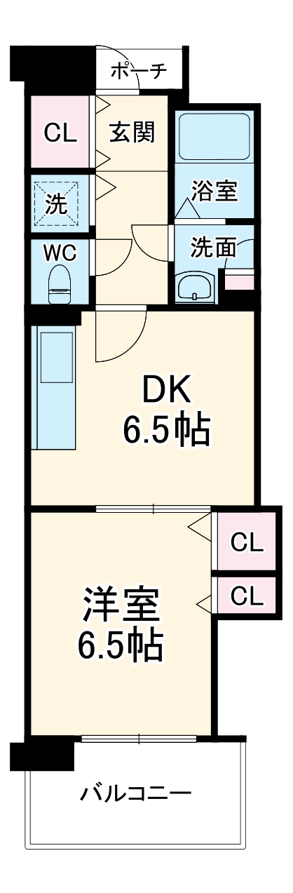 シティコート豊中二葉町の間取り