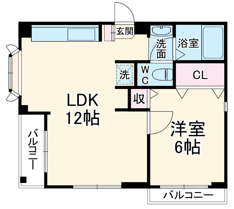 コーポ吉田の間取り