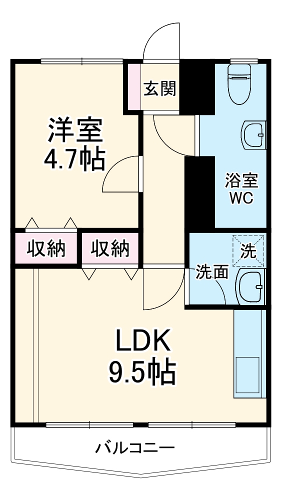 鷺沼ヒルズの間取り