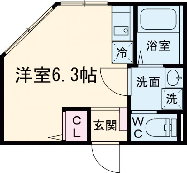 TocA新柴又の間取り