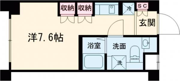 ジニア不動前の間取り