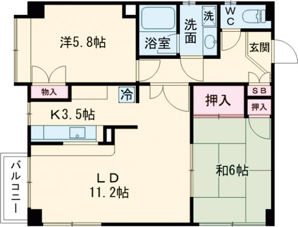 成城アベニュー館の間取り