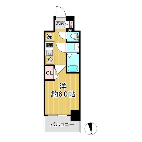 プレサンスNAGOYAシティオの間取り