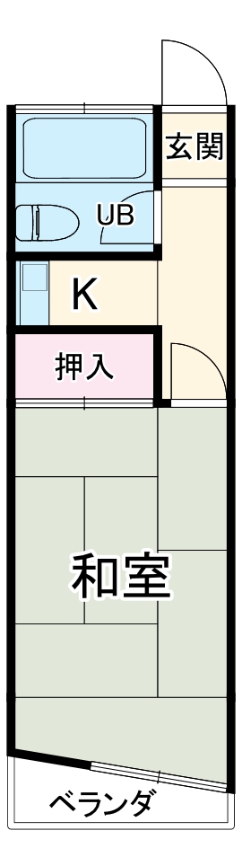 進栄荘の間取り