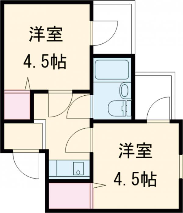 アスタック壱番館の間取り