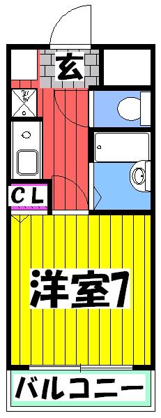 クロスロード・北池田の間取り