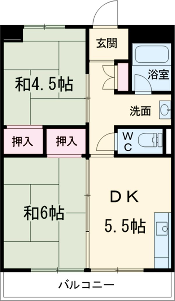 楠団地の間取り
