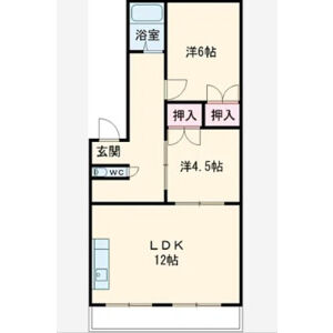 マンションアリス A棟の間取り