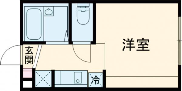 共学国際交流会館 四つ木寮 の間取り