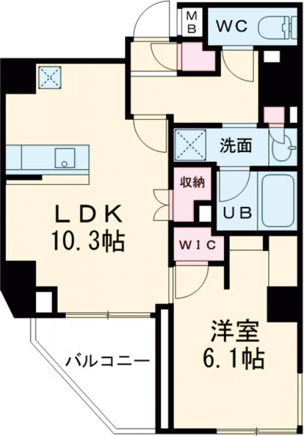 SYFORME浅草Ⅱの間取り