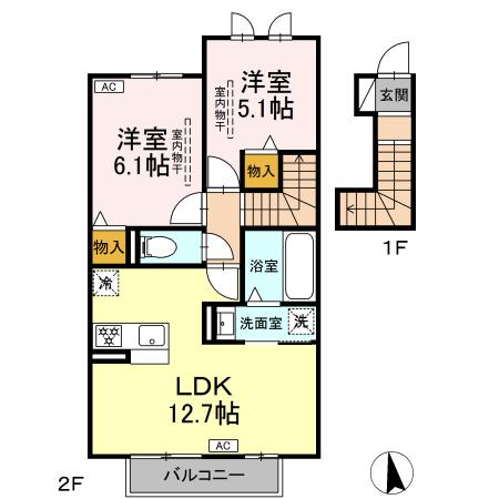 プレジール/シャルール プレジールの間取り