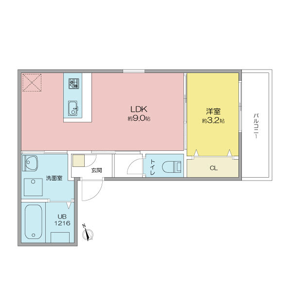 1/8 間取