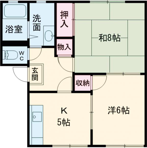 ヴィレッジ白山の間取り
