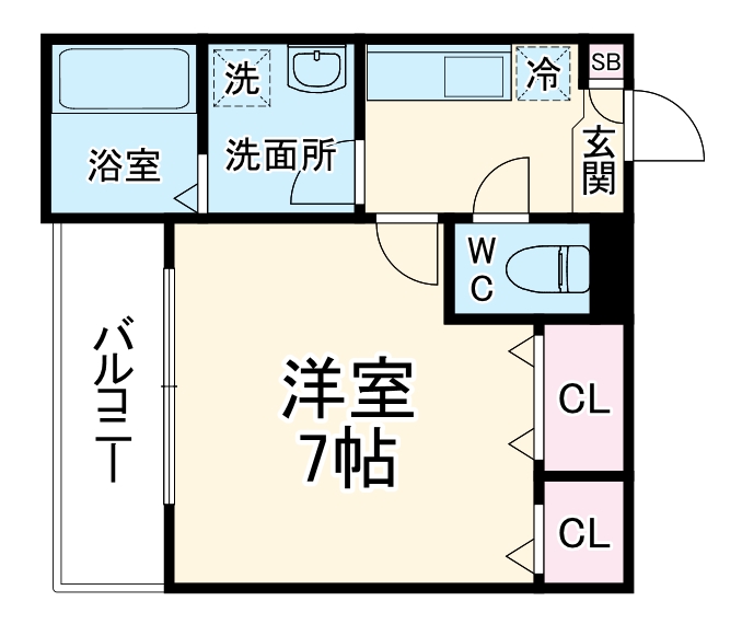 ジーメゾン湘南藤沢の間取り