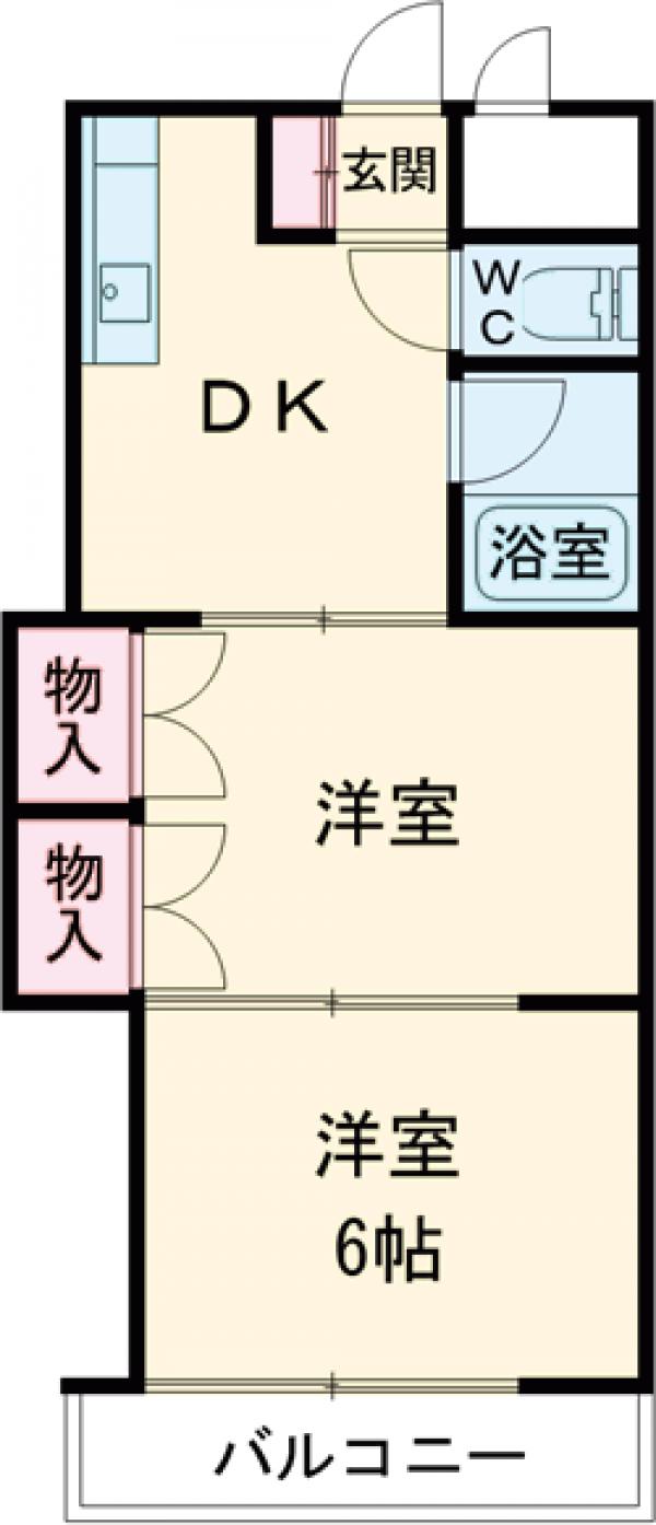 エリートビル横川町の間取り