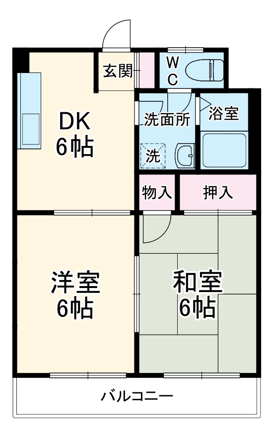 メゾンヒマワリの間取り