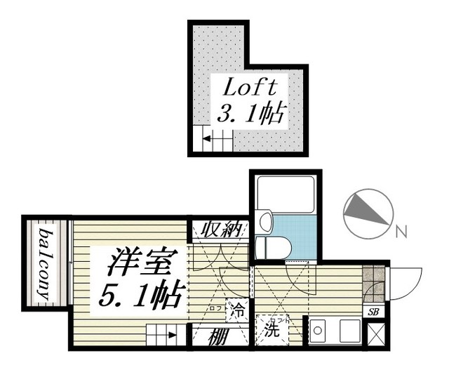 オネスティパレスの間取り