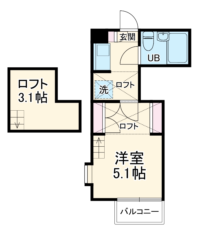オネスティパレスの間取り