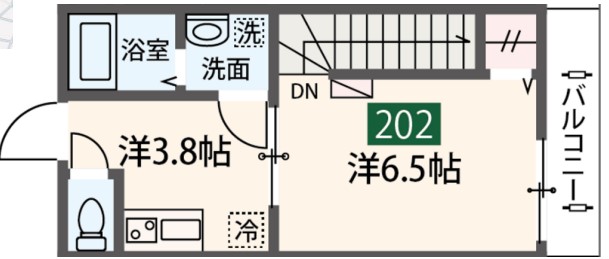 MELDIA上荻3丁目No.2の間取り