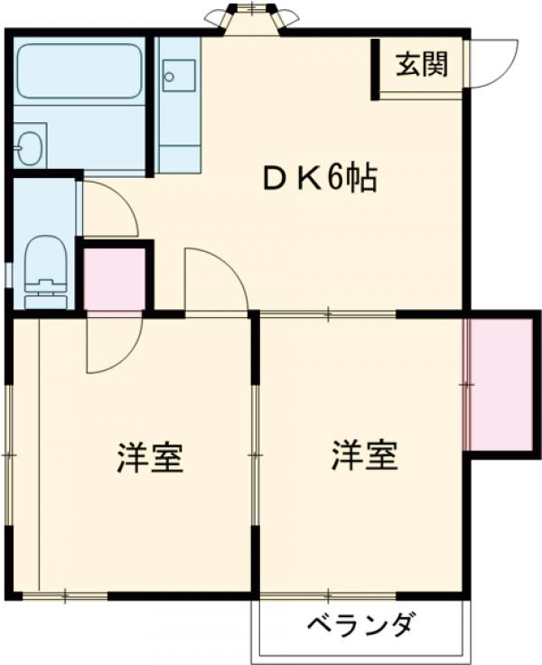 メゾン岡本の間取り