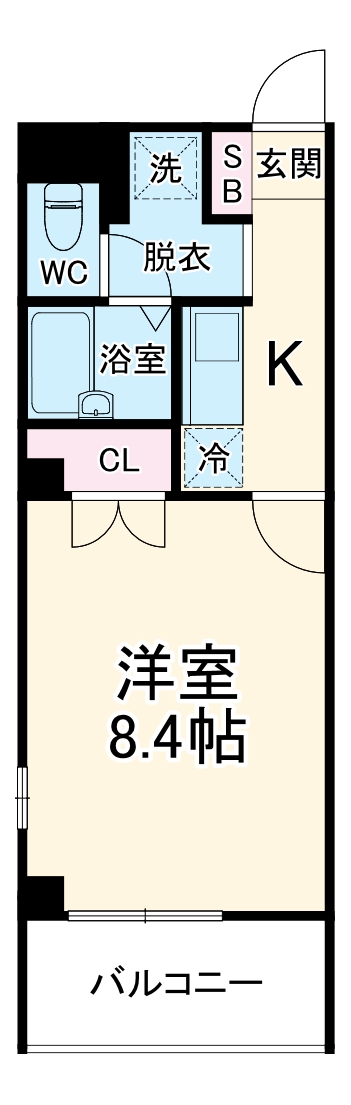 アンプルールフェールYoshidaの間取り
