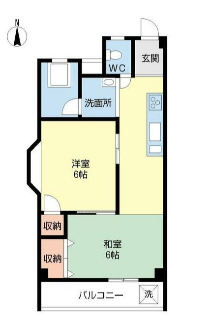 ベルメゾン三田の間取り