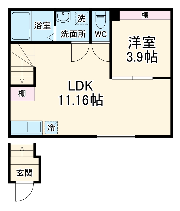 1/11 間取