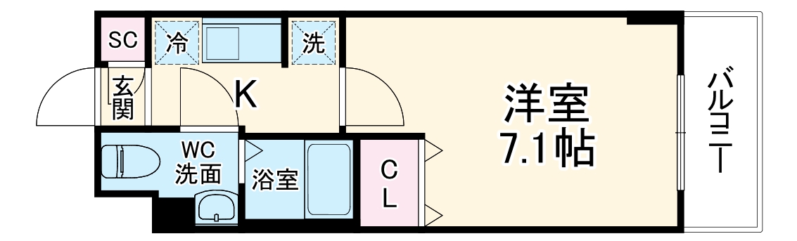 アルファコート西川口２７の間取り