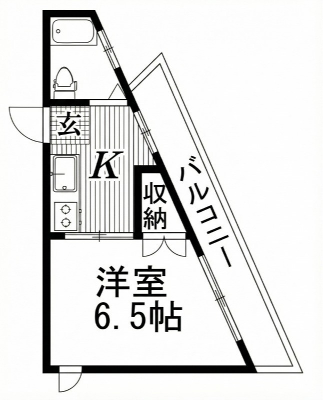 シャトレー堀切の間取り