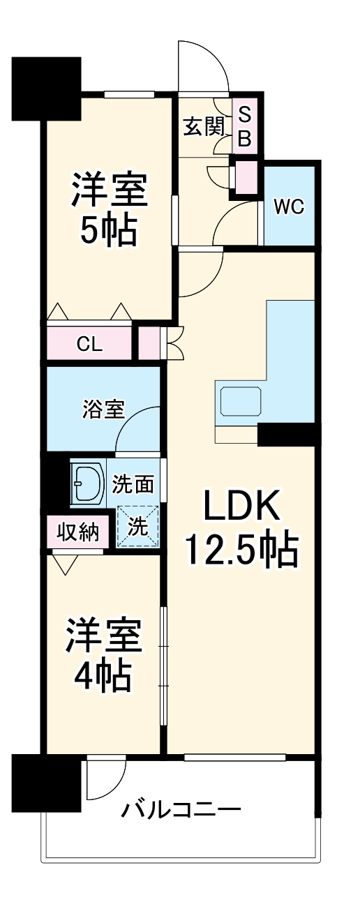 1/8 間取
