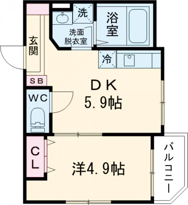 Yamaki Garden Courtの間取り