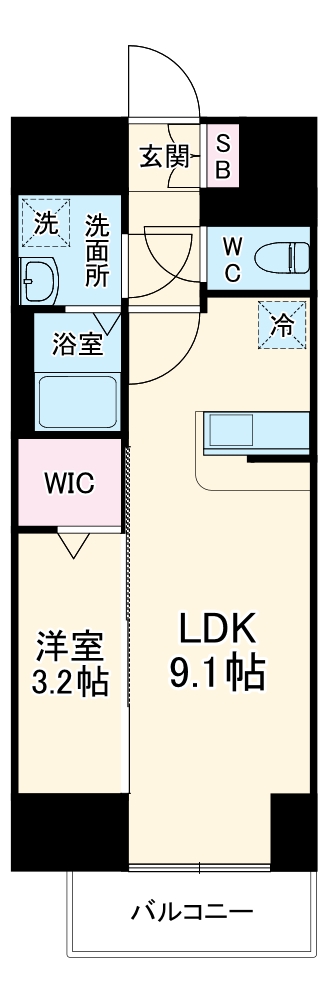 1/8 間取