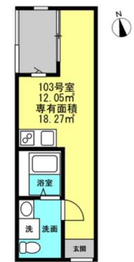 アクシスコート川崎の間取り
