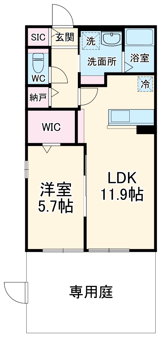 aruROOM高林の間取り