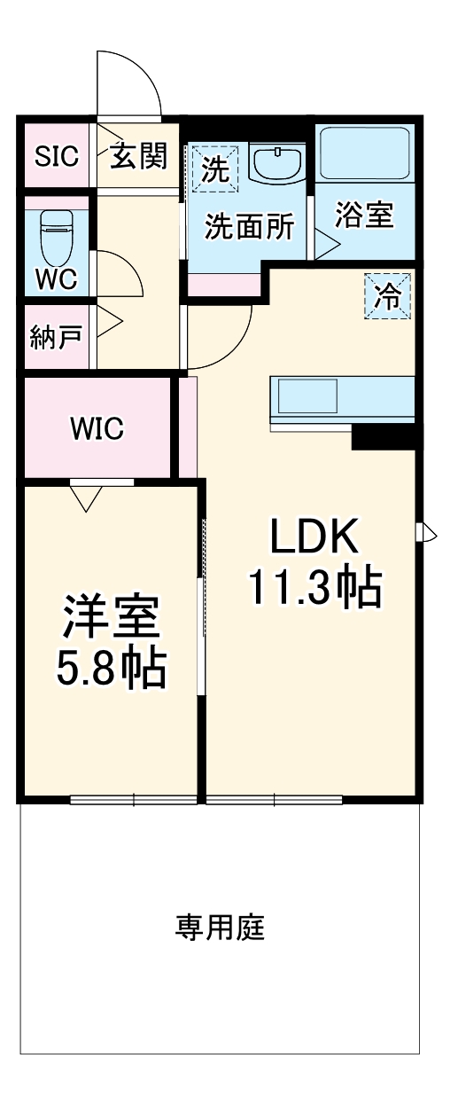 aruROOM高林の間取り