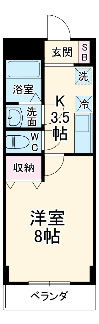 ライフパークアレイの間取り