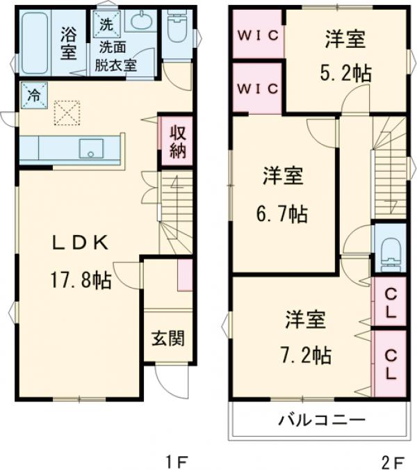 リナージュL 玉村板井02期 の間取り