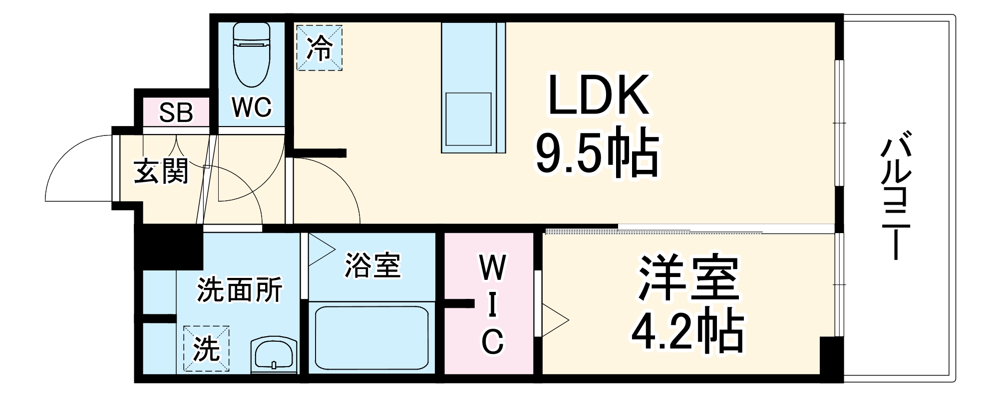 プレサンス京都二条京華の間取り