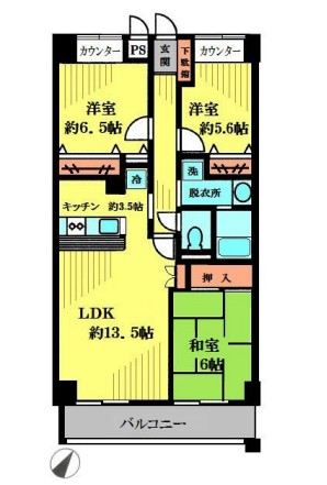 コモン・シード新百合の間取り