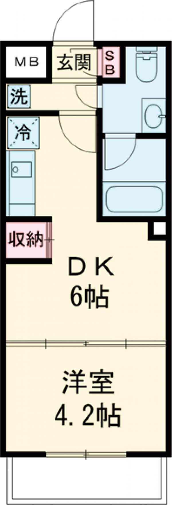 パークキューブ大森山王の間取り