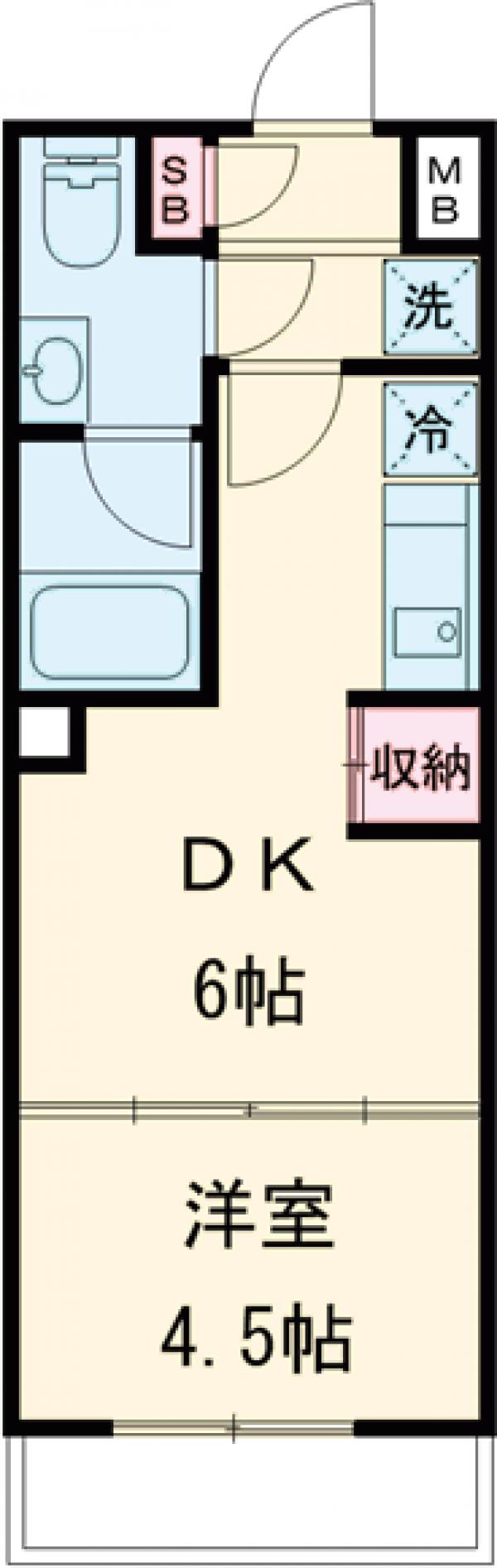 パークキューブ大森山王の間取り