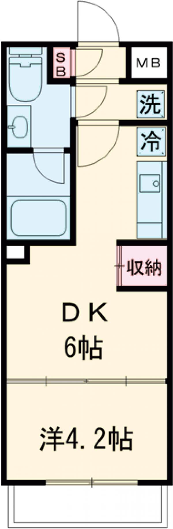 パークキューブ大森山王の間取り