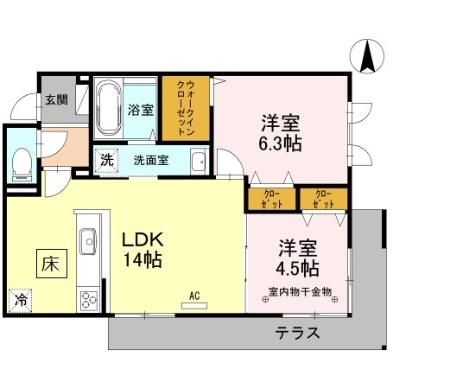 グランガーデンの間取り