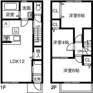 MAISONETTE LAND 宮町Bの間取り