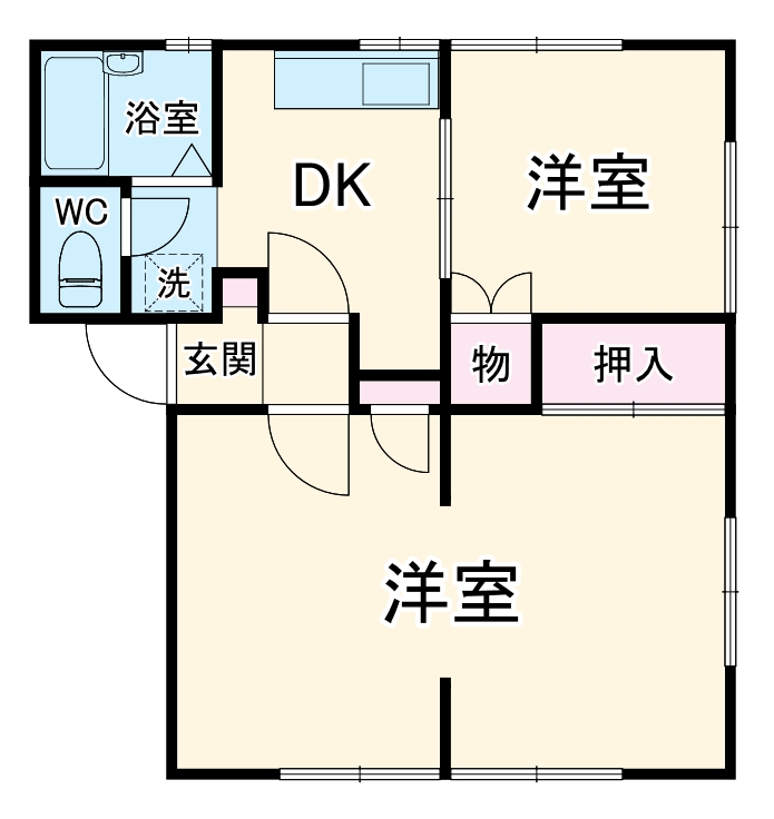 ハイツ新井の間取り