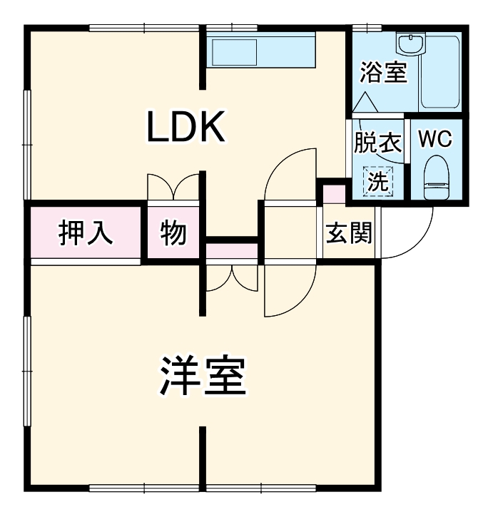 ハイツ新井の間取り