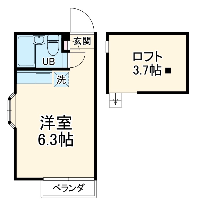 三ツ沢ホームズの間取り